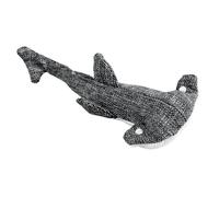 Jouet peluche pour chien Duvoplus Requin-marteau Gris 20x10x7 cm