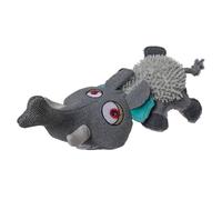 Jouet peluche pour chien éléphant canvas Duvoplus Gris 26x17x11 cm