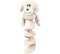 Jouet peluche pour chien Floreo spirale beige - Flamingo