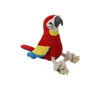 Love Story – Jouet peluche pour chien – Perroquet – 33 cm – Rouge