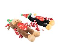 Jouet peluche pour chien pingouin et renne Duvoplus Xmas Marron 43x39x10 cm
