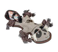 Jouet peluche pour chien raton laveur Duvoplus Canvas Gris 34x23x5 cm