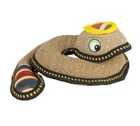 Jouet peluche pour chien serpent Duvoplus Canvas Marron 22x18x9 cm