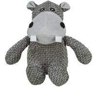 Jouet peluche pour chien Trixie Hippopotame Gris 12 cm