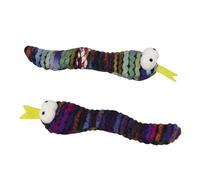 Jouet peluche serpent pour chat avec herbe à chat Nobby Pet Multicolore 16 cm