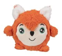 Jouet Peluche - Trixie - Renard Rond - Orange - Lot De 2 - Doux Et Résistant