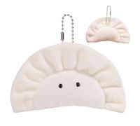 Jouet pendentif boulette en peluche - Porte-clés de pendentif | Expression Porte-clés en peluche de boulettes farcies à la vapeur | Breloque de sac de style japonais mignon, cadeau d'anniversai