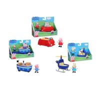 Jouet - Peppa Pig - Assortiment de petits véhicules - Figurine incluse - Multicolore - Intérieur