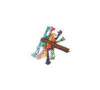 JOUET PERCHOIR TRICOLOR POUR PERROQUET / FLAMINGO