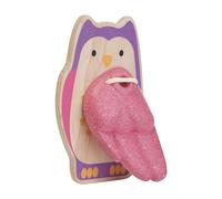 Jouet Percussion Castagnette Hibou Rose Plantoys Planwood - Jouet en