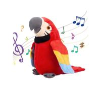 Jouet - Perroquet Qui Parle - Peluche spongieuse - Oiseau - Blanc