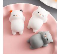 Jouet Petit Chat Squishy Boule De Vent, Figurine Robot Douce, Poupée, Relax, Presser, Anti-Stress, Divertissement Slime