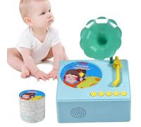 Jouet phonographe pour - Phonographe pour raconter des Histoires d'apprentissage précoce avec 96 Cartes - Boîte à Musique éducative pour, garçons, Filles, 3 à 6 Ans