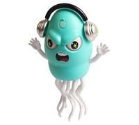 Jouet Pieuvre Dansante pour Bébé - Pieuvre Rampante Rechargeable USB avec Lumières & Musique, Jouet Tummy Time Interactif, Cadeau 6-18 Mois(Green)