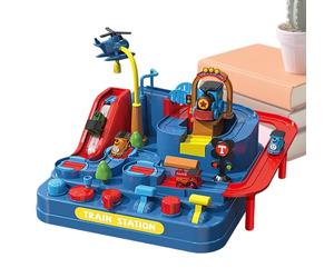 Jouet Piste Dinosaure - Set interactif rampes pour Voitures sur Le thème de la Jungle, Jeu Puzzle pour Jeu créatif et imaginatif, pour Jardin d', Maison, Cadeau de Noël/Anniversaire, Ni