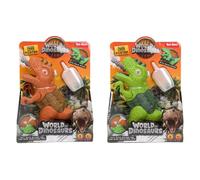 Jouet pistolet à dinopie avec spray, lumière et son - World Of Dinosaurs