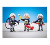 Jouet - PLAYMOBIL - 6586 - 3 Pompiers - Intérieur - Mixte - À partir de 4 ans