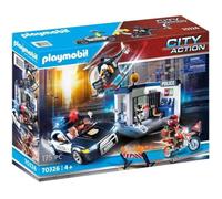 Jouet - PLAYMOBIL - 70326 - Poste de police avec prison - 175 pièces - 4 figurines