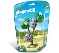 Jouet Playmobil collection Le Zoo - Couple de Koalas et leur bébé (n° 6654) G