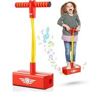 Jouet - Pogo Stick - Ballon Sauteur - Rouge - Pour Enfants 3-12 Ans - Activités Extérieures