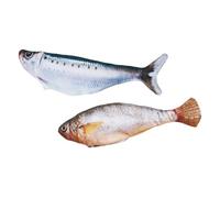 Jouet poisson flottant avec module rechargeable USB, A | Poisson flottant en peluche douce, port d'alimentation USB, activation tactile, exercice en intérieur