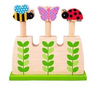 Bigjigs Toys Jouet pop-up Jardin en bois