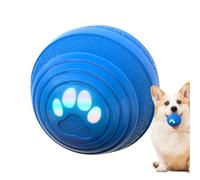 Jouet portable pour chien, balle interactive compacte, balle automatique de 6,5 cm avec 4 modes de jeu, jouet de stimulation léger, chien auto-mobile avec design amusant, jouets d'activités pour la