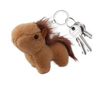 Jouet porte-clés en peluche de cheval - porte-clés en forme d'animal rempli, mini cheval en peluche mignon | Charme sac fourre-tout, pendentif sac à main pour avec accessoires de style de