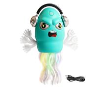 Jouet Poulpe Dansant - Capteur Automatique d'obstacles,Poulpe Rechargeable avec Lumières et Musique pour Temps sur Le Ventre Anniversaire Noël Filles Garçons Jeu de Berceau