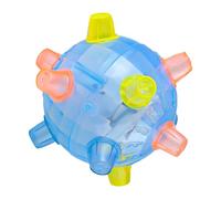 Jouet pour animaux de compagnie à balle rebondissante - Balle d'activation de saut à LED avec lumière et musique | Jouet de puzzle créatif lumineux pour chiots, chiens, chats, jeu et course amusant, b