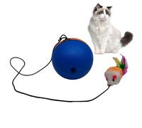Jouet pour animaux de compagnie - boule en peluche rotative, périphérique de saut actif | Mouvement activé Bouncing Entertainment Companion Cat Chien Exercice Objet Structure de jeu Indoor Structure S