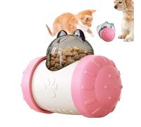 Jouet pour animaux de compagnie, jouet pour distributeur de friandises pour chiens - Distributeur de nourriture interactif avec verre et balançoire pour chat | Puzzle interactif pour nourriture pour