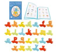 Jouet pour apprendre à voir et à épeler Jeu de lettres assorties - Puzzle d'orthographe sécurisé - Orthographe de mots, couleurs vives, jouet pour garçons et filles à partir de 3 ans