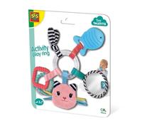 Jouet pour bébé - Anneau de jeu à activités - Katy le chat - Rose - Dès 3 mois