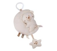 Jouet pour bébé avec cintre en peluche musicale - Installation facile - Mobile pour berceau - Jouet à suspendre pour le développement sensoriel - Coton bio - Mobile pour lit de bébé