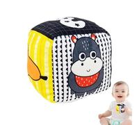 Jouet pour bébé avec hochet de balle, balle pour bébé - Hochet avec poignée manuelle en tissu | Boule de hochet pour tout-petits, balles colorées avec étiquettes pour, boule sensorielle