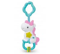 Jouet pour bébé - CLEMENTONI - Hochet licorne 22 cm - Blanc - Mixte - Piles requises