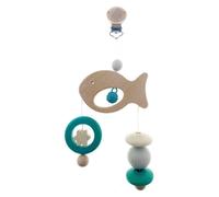 Jouet Pour Bébé Mini Trapèze Poisson L 17x12,2x6cm NEUF Berceau Lit Poussette