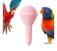 Jouet pour cacatoès en forme d'ara, hochet, accessoire pour enrichissement de cage pour oiseaux, favorise l'activité mentale, l'interaction amusante, soulage l'ennui pour les pinsons, les petits