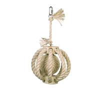 Jouet pour cage à oiseaux boule en corde à escalader Nobby Pet Beige 30x14 cm
