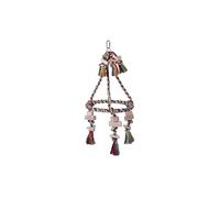 Jouet Cage Toy, Pyramide coton avec holzblã ¶ cken