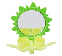 Jouet pour cage avec perchoir - Bol à eau pour aras, inséparables, pinsons, canaris et perroquets