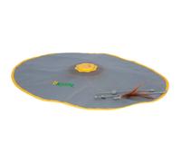 Jouet pour chat 2 en 1 Kerbl Catch TailFeather Jaune 70x53x5 cm