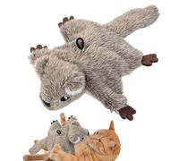 Jouet pour chat à battement, jouet couineur en peluche rechargeable, jouet de stimulation pour chat | réaliste pour jouer en intérieur, exercice, chasse, enrichissement de l'ennui