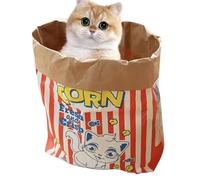 Jouet pour Chat À Cache-Cache - Sac De Riz Soufflé Créatif, Jeu De Cache-Cache avec Chat | Jouets Amusants pour Chats D'intérieur, pour Contenir des Collations, des Friandises, des Petits Jouets