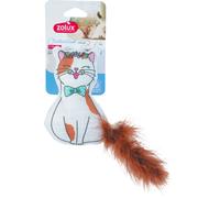 Jouet pour chat à plume fleur Zolux Blanc TU