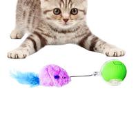 Jouet Pour Chat Automatique Avec Des Lumières LED! Notre Robot De Balle Innovant Propose Un Divertissement Interactif, Agit Seul Et Garde Votre Patte De Velours Heureuse - Même Sans Le Faire. Parfait!