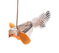 Jouet pour chat avec oiseau grinçant, jouet pour chat avec son | Jouets pour chats d'intérieur simulés - Jouet pour oiseaux avec grincement de chaton, jouet pour chat grinçant simulé