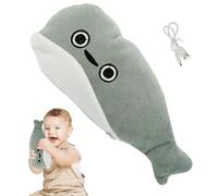 Jouet pour chat avec poissons tombants, jouet pour poissons dansants | Peluche interactive Wiggle | Jouet mignon pour chat avec poisson en mouvement rechargeable avec 3 modes d'anniversaire