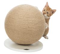 TRIXIE Balle à griffer sur Plateau, Jute/Bois, ø 29 × 31 cm
